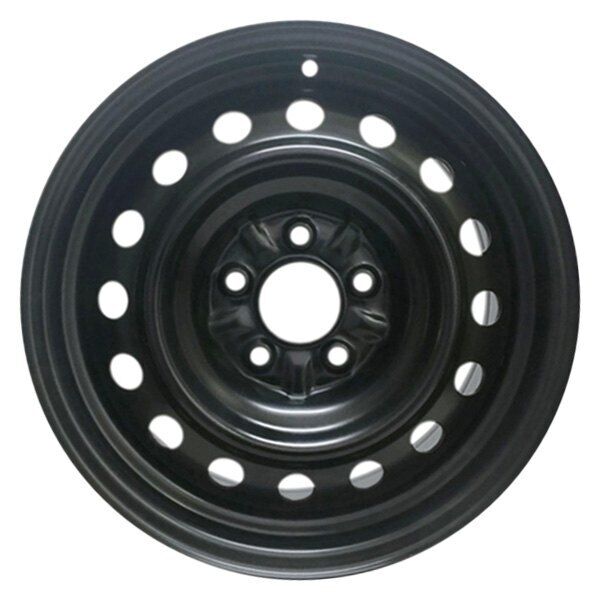 Wheel For 2013-2022 Nissan Leaf 16 inch 5 Lug Black Steel Rim Fits R16 Tire