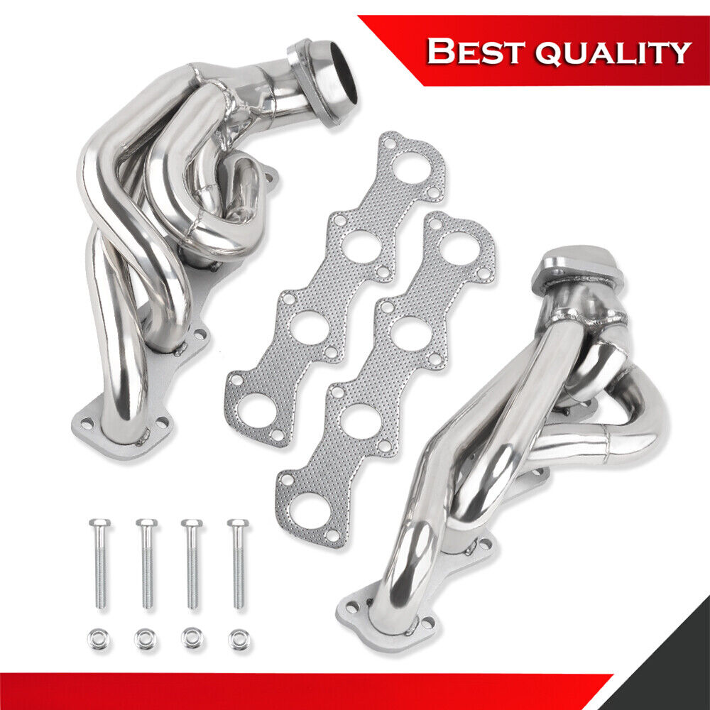 Stainless Steel Exhaust Headers Suit Ford F150 F250 1997-2003 5.4L V8 Engines