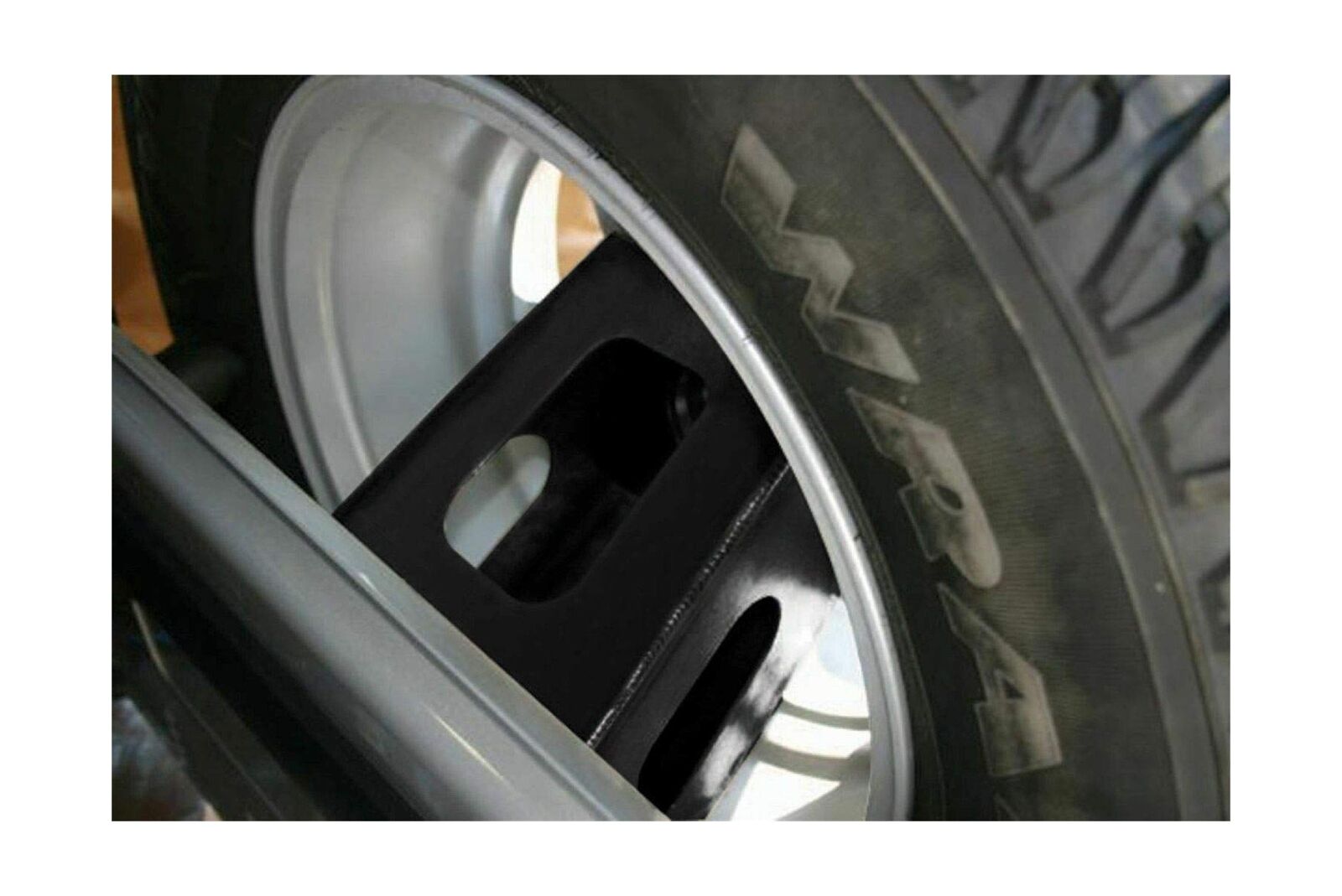 Rampage Rear Tailgate Tire and Brake Light Extender | Steel, Black | 86616 | ...