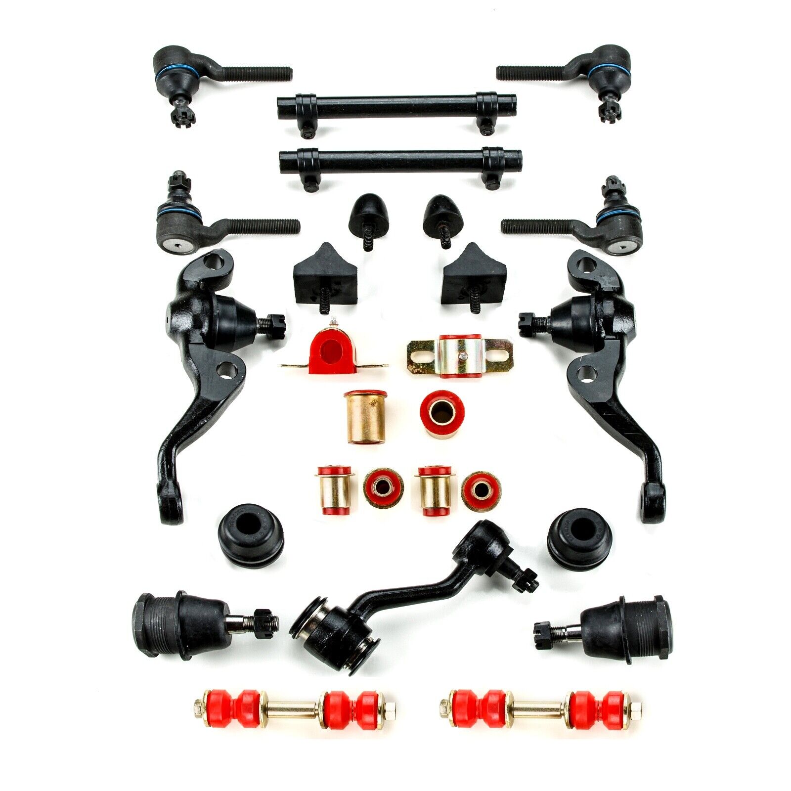 Red Poly Front End Suspension Master Kit For 1973 - 1976 Plymouth Duster Valiant