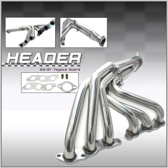 93-97 Toyota Supra 3.0L 2Jzge Stainless Exhaust Header