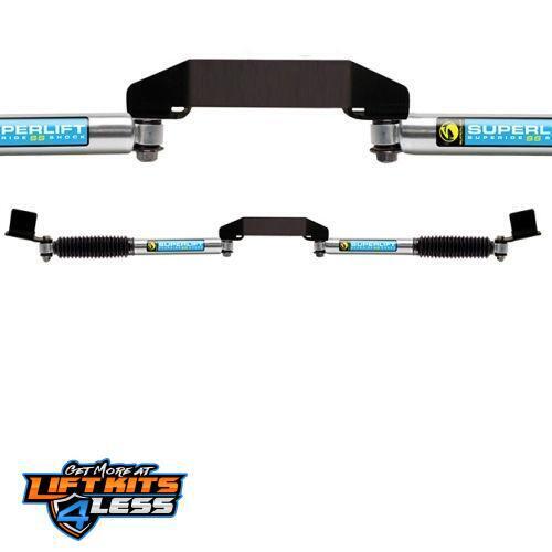 Superlift 92709 Dual Steering Stabilizer Kit for 2009-2013 Ram 2500/3500 4WD Gas