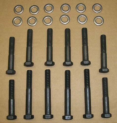 NEW 1966 Chevy El Camino Exhaust Manifold Bolts And Washers (Correct)