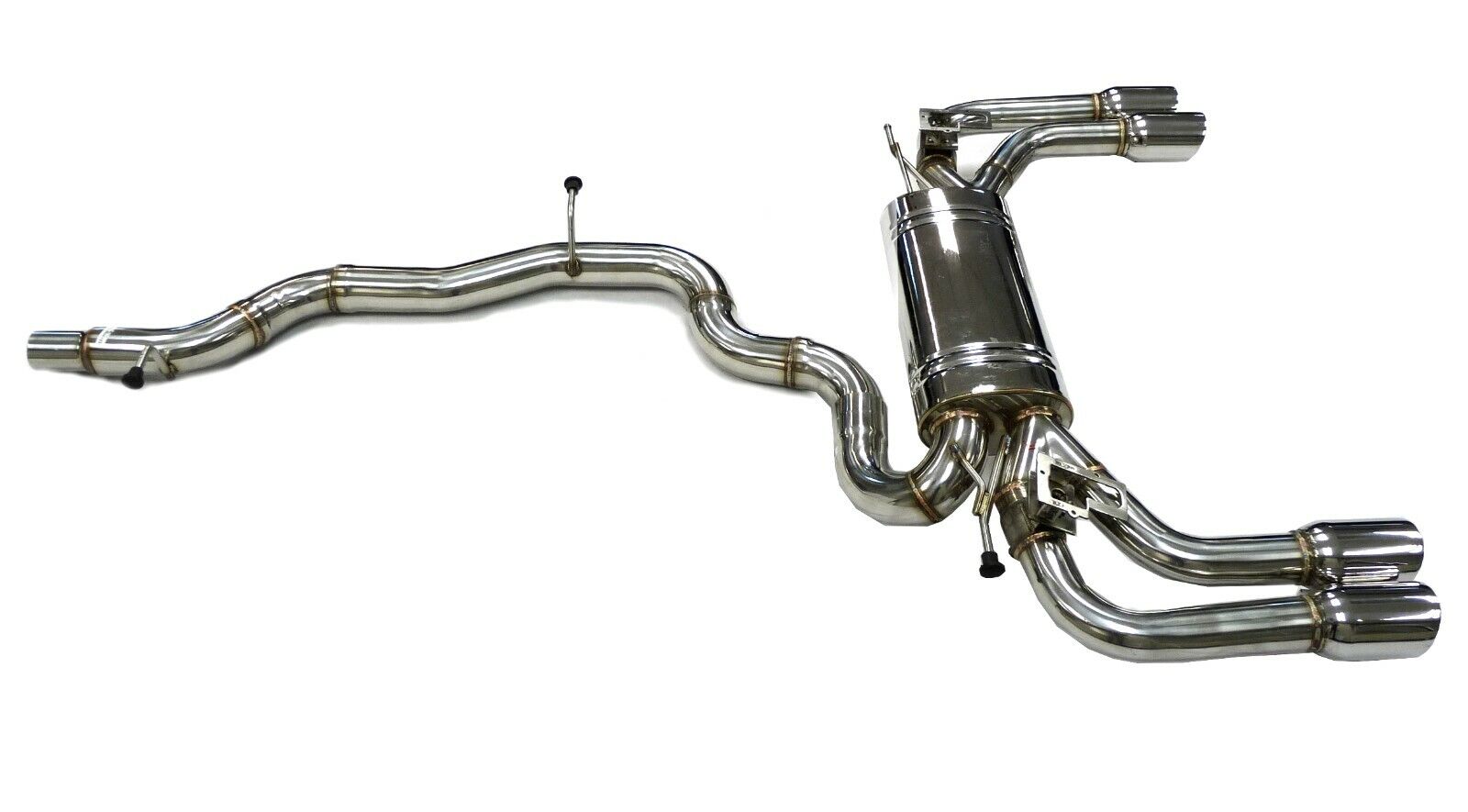 Becker Catback Fits For 15-21 Audi A3 4DR S3 2.0L Gas & TDI 4Dr Exhaust System
