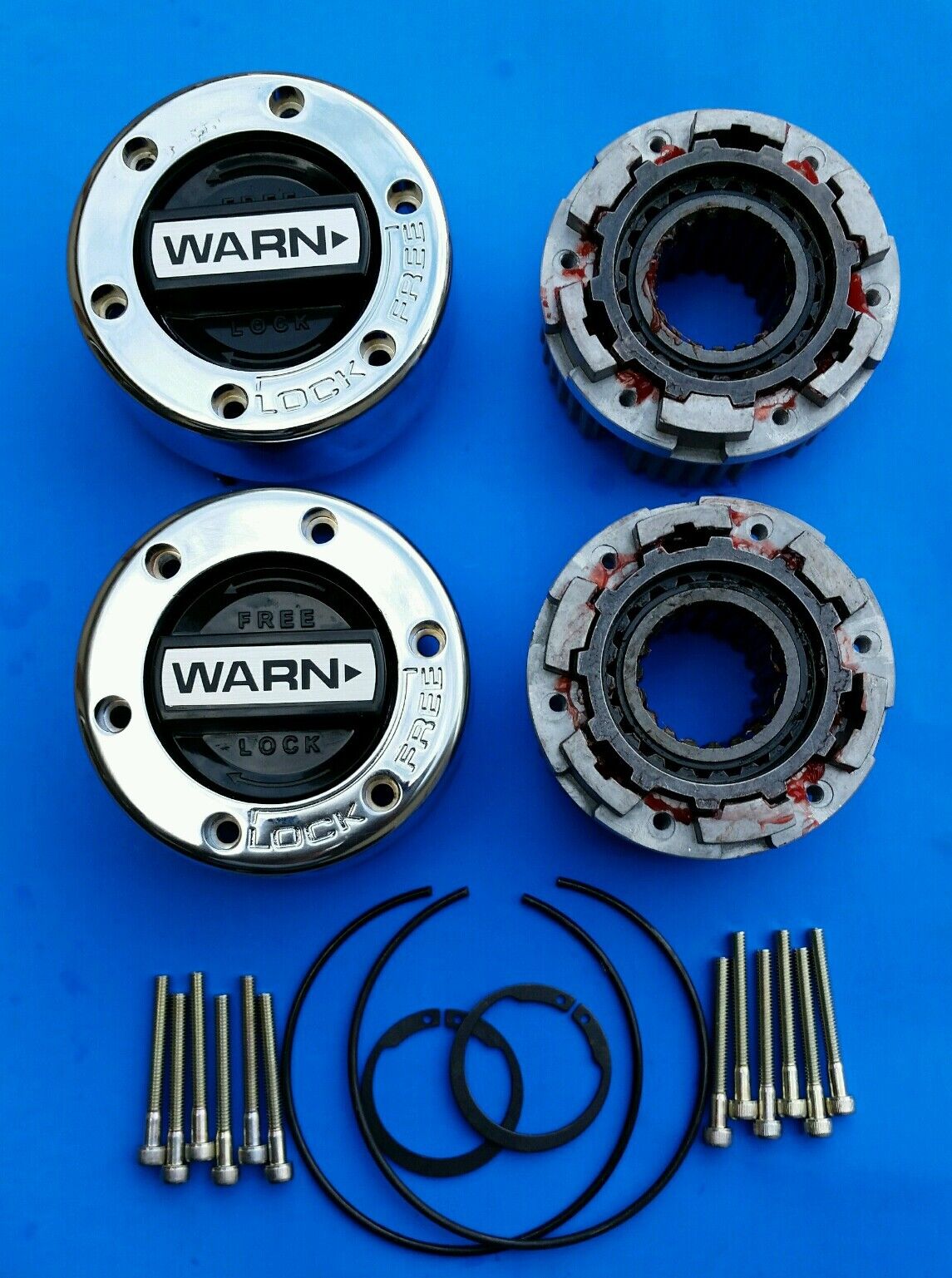Warn 9790 Manual Locking Hub Kit 19 Spline Dana 44 GM/Chevy Ford Dodge