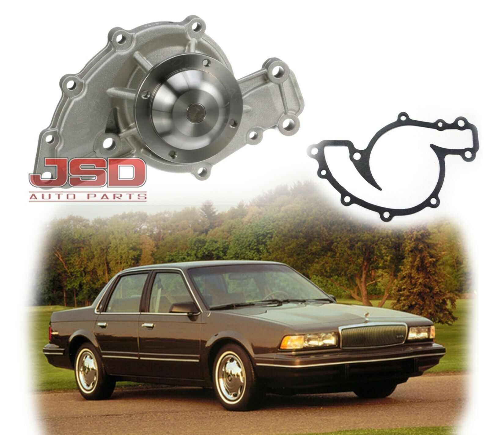 ▲Water Pump for Oldsmobile Achieva Calais Buick Century Electra AW5050N 130-1590