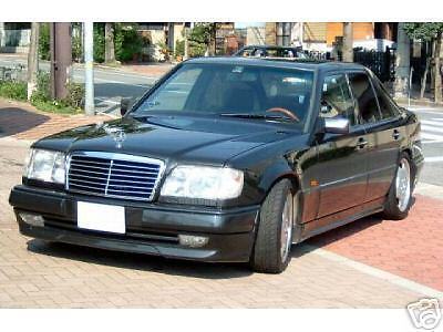 86-93 Mercedes Benz W124 E-Class S600 Black Front Grille Grill with Chrome Trims