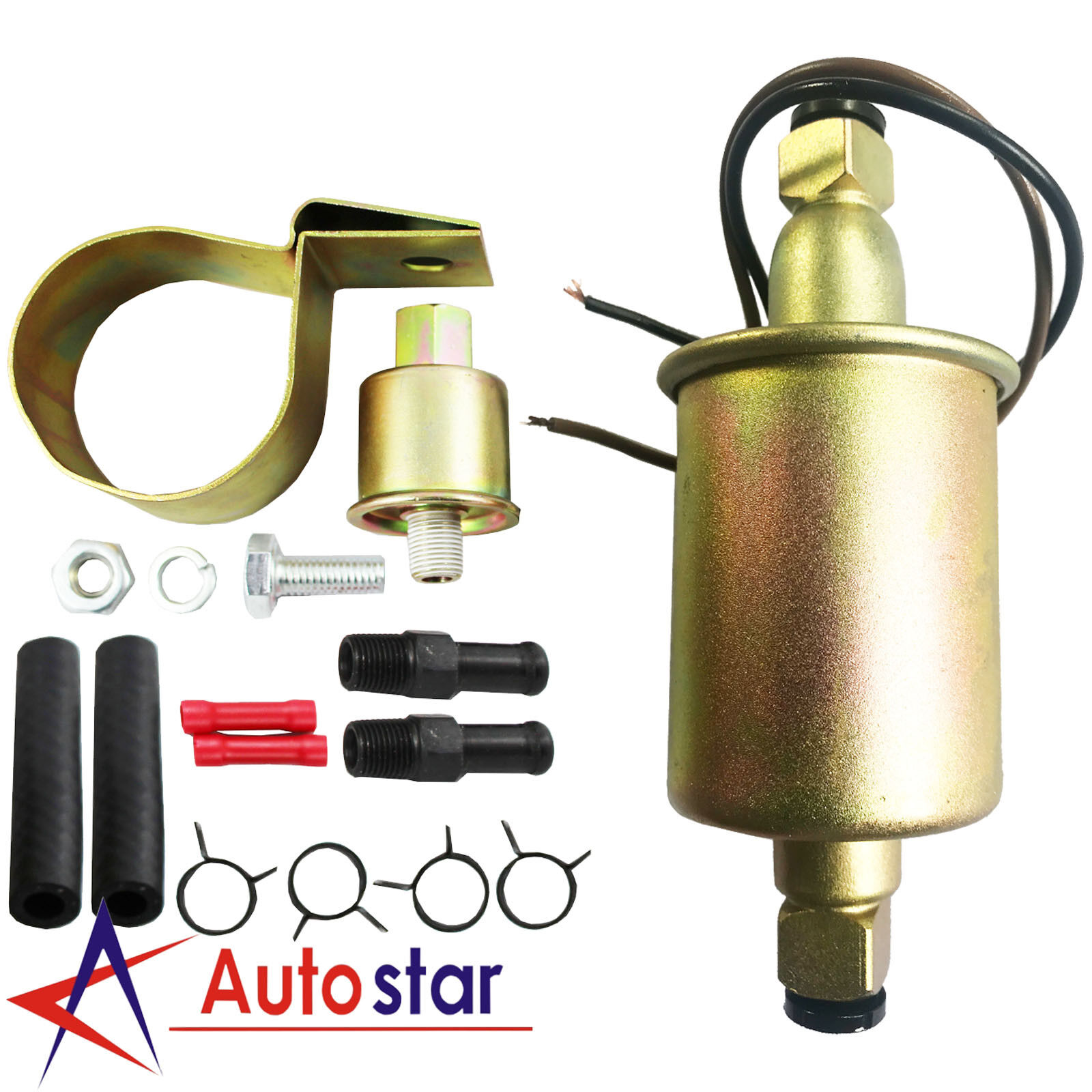 New Automotive Universal Electric Fuel Pump With Installation Kit E8016S