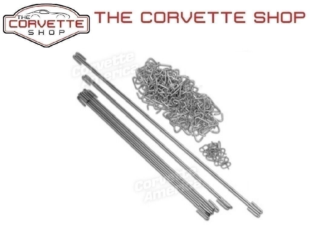 C4 Corvette Seat Cover Install Kit - 1 Kit Does Both Seats 1989-1993 x2090