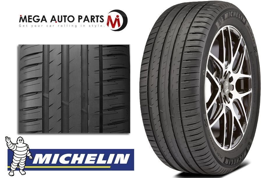 1 Michelin Pilot Sport 4 SUV CUV 225/55R19 99V Max Performance Summer Tires