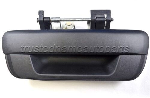 Without Keyhole Textured Black Tailgate Handle