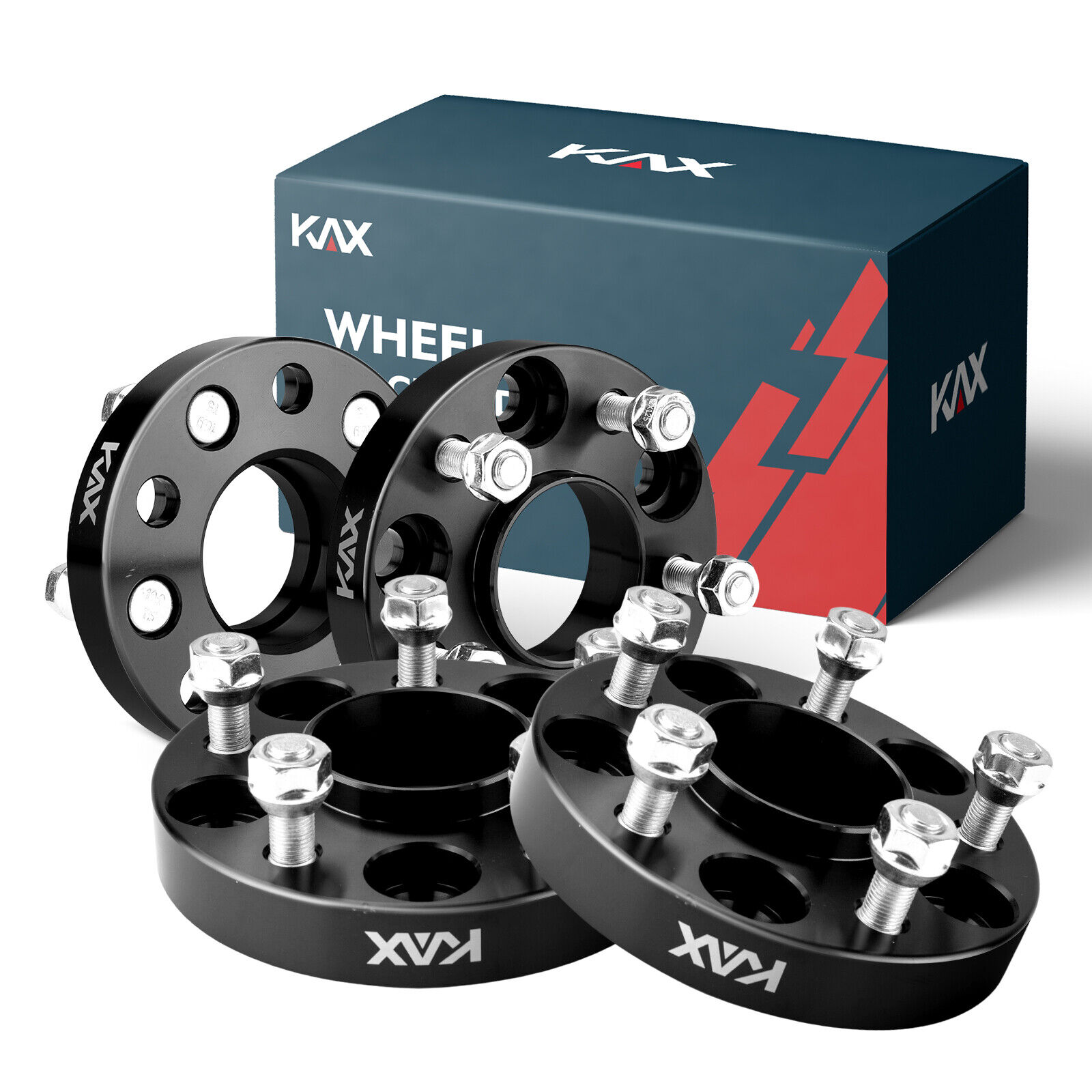 4x 25mm 5x4.5 to 5x4.5 12x1.25 studs wheel spacers For Infiniti Q50 Q70