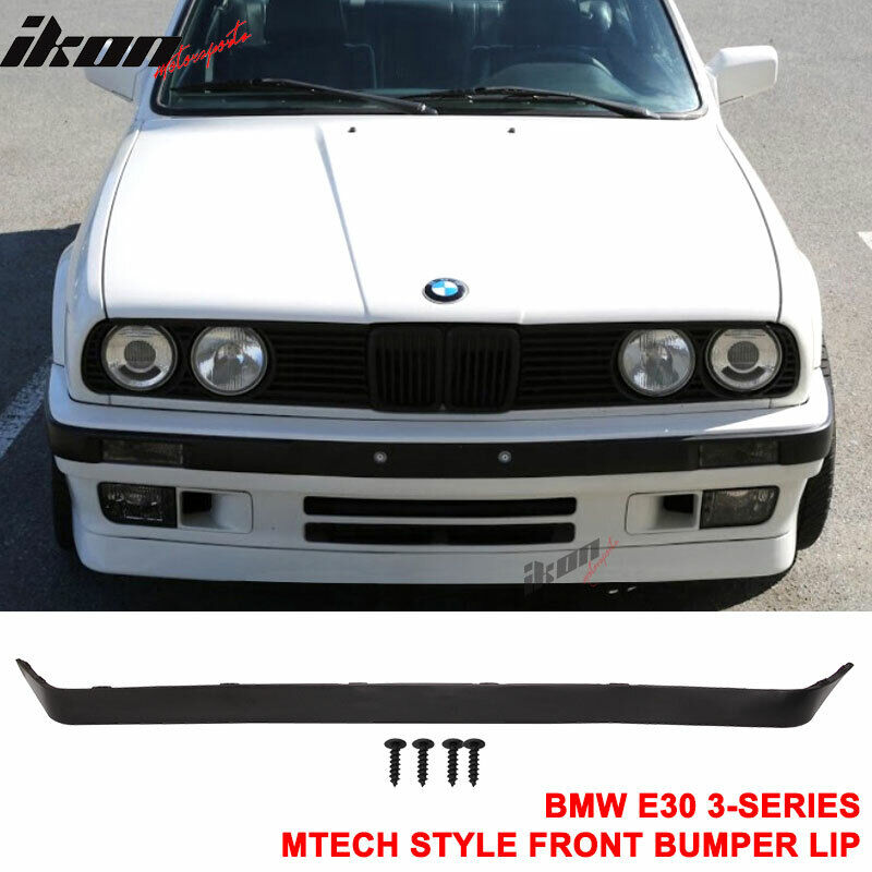 Fits 84-92 BMW E30 Lower Valance OE IS V2 M-T Msport Front Bumper Lip Spoiler