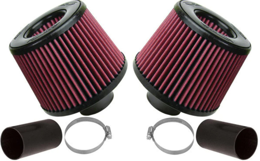 Burger Motorsports N54 DCI Dual Cone Intake BMW 135i 335i 535i Z4 - RED FILTERS