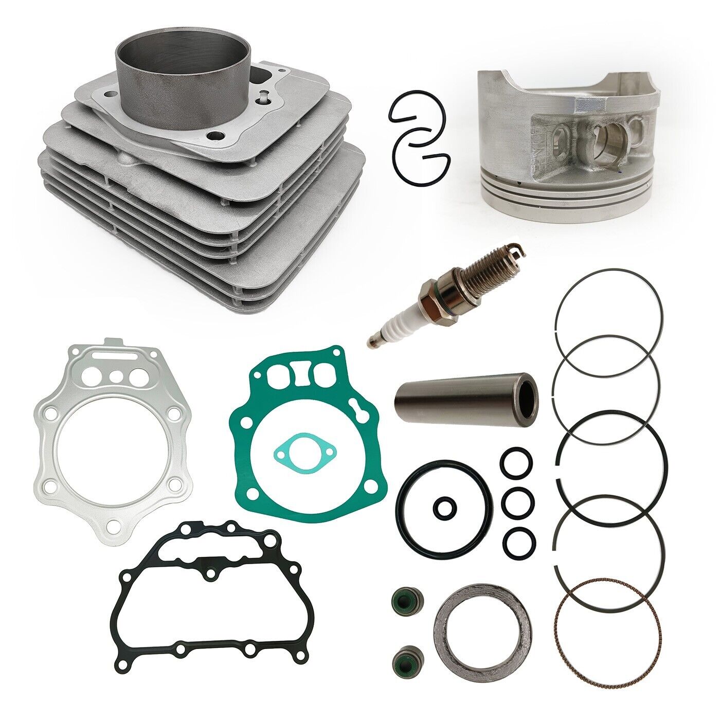 Top End Kit Cylinder Piston Rings Replacement for Honda Foreman 500 TRX500 92mm