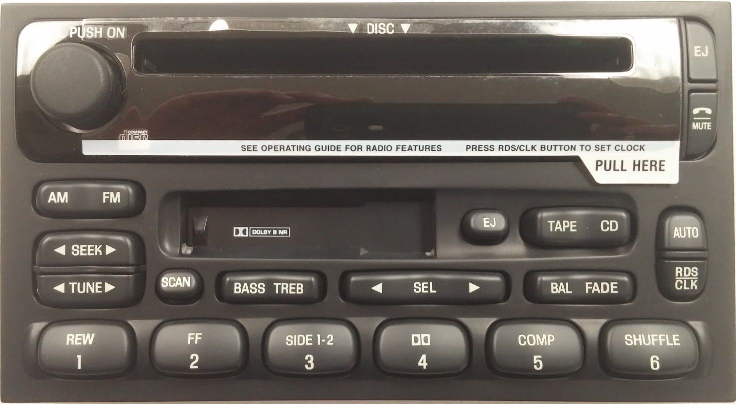 OEM CD Cassette radio. For Nissan Quest Mercury Villager 99-02. Reman=Perfect