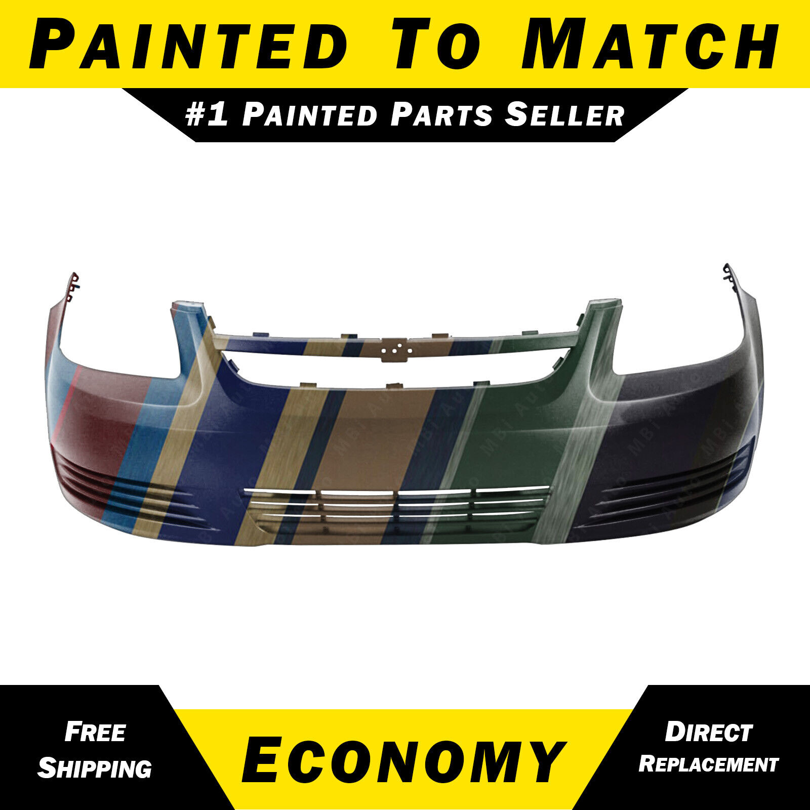 NEW Painted to Match - Front Bumper Cover Fascia for 2005-2010 Chevy Cobalt