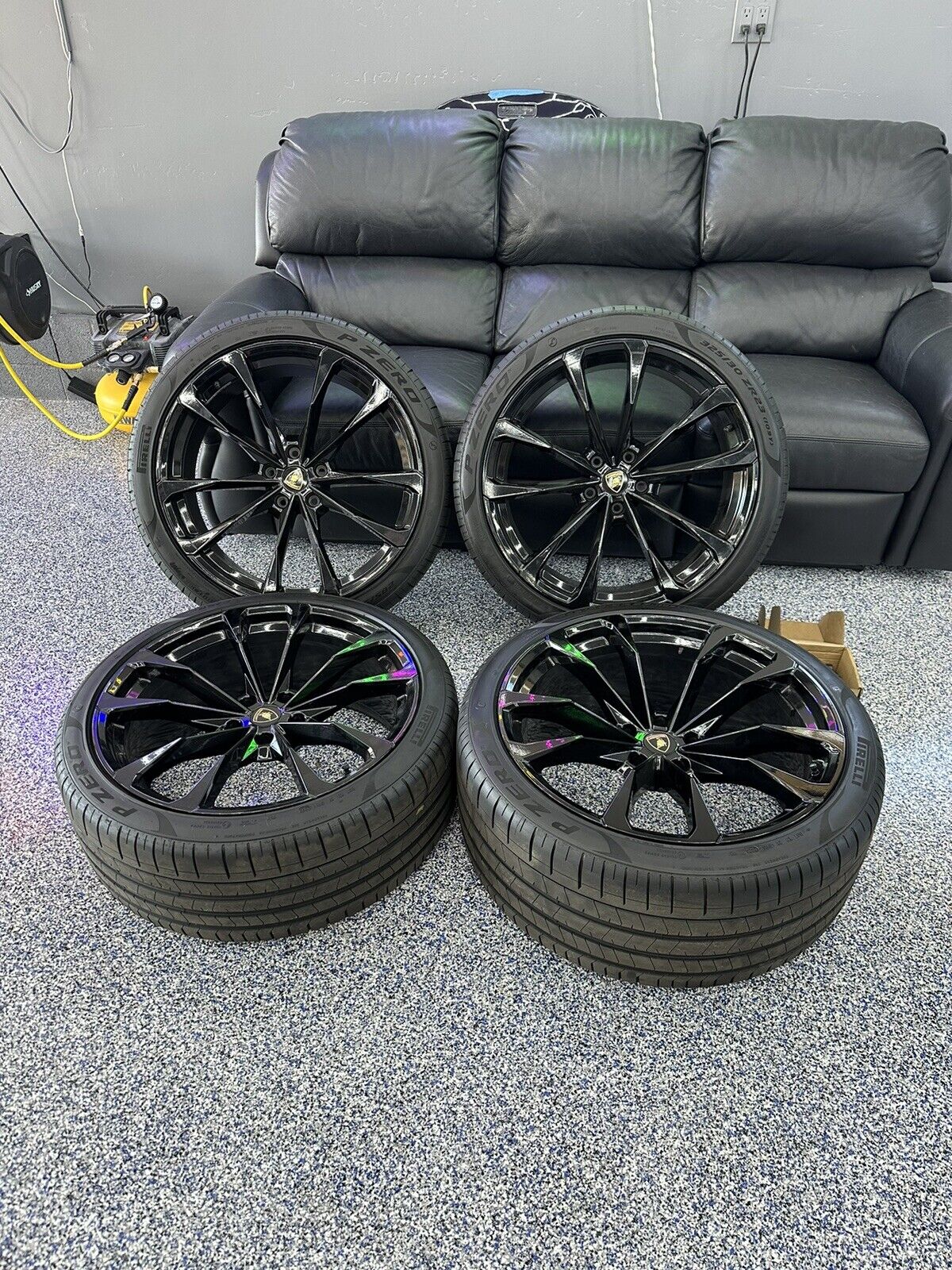 Factory Lamborghini Urus Wheels Tires 23 inch Taigete Perfect Set 4 Genuine OEM 