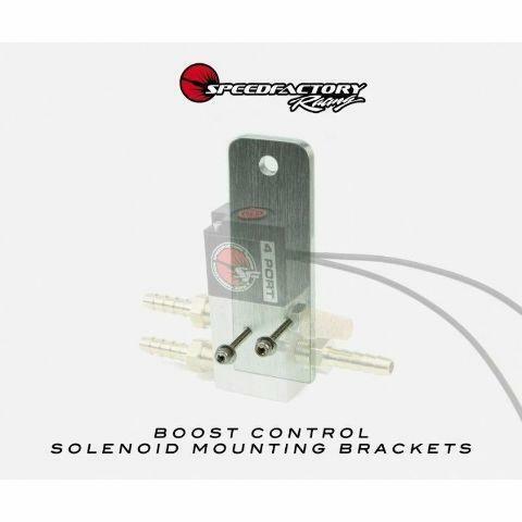 SpeedFactory Racing 4-Port Boost Control Solenoid Mounting Bracket with Hardware