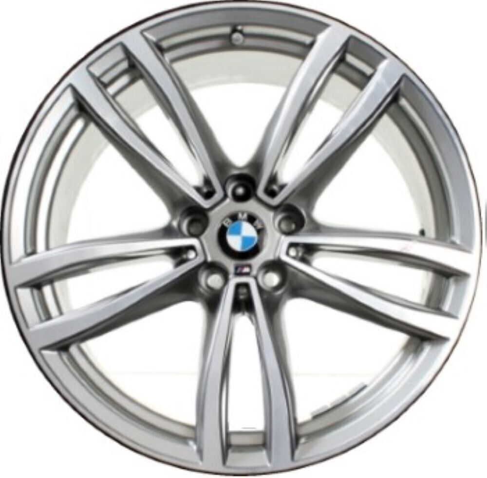 BMW 640i GT, 740e, 740i, 745e, 750i, M760i Wheel/Rim Machined/LT Gray #86275
