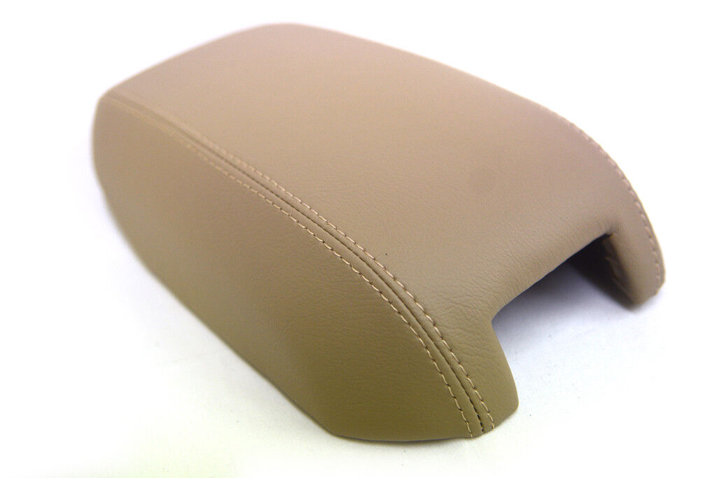 Center Console Armrest Cover Leather Synthetic for Volvo XC90 03-14 Beige