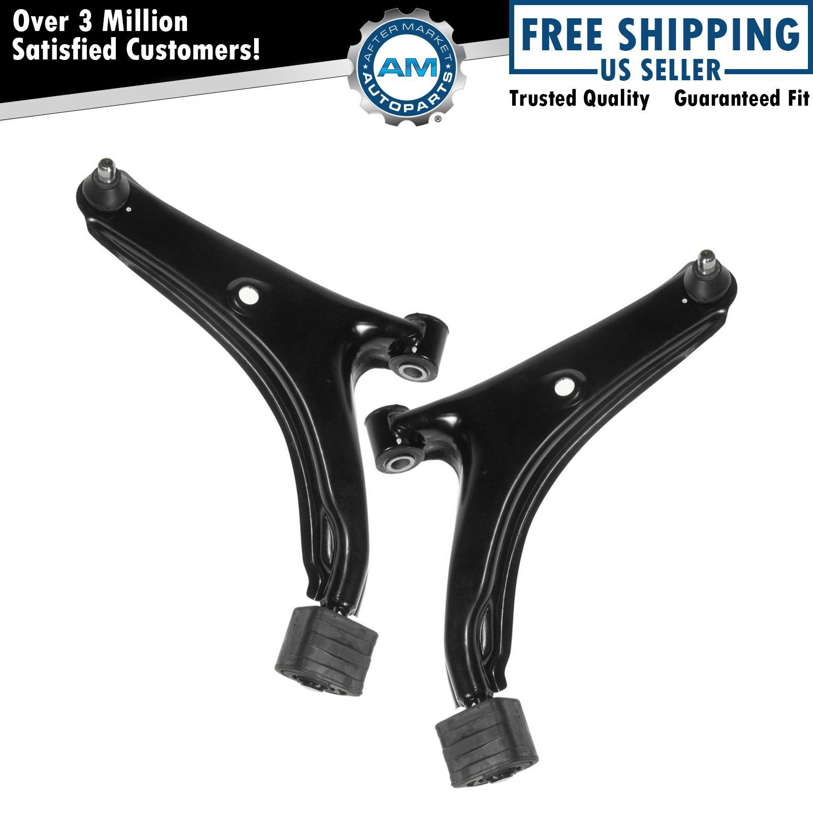 Front Lower Control Arm w/ Ball Joint Left & Right Pair Set of 2 for 89-94 Metro