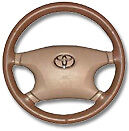 Toyota Leather Steering Wheel Cover Wheelskins - Custom Fit - You Pick the Color