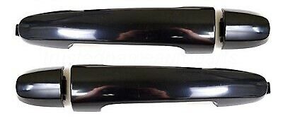 fits Toyota Pontiac Outside Outer Door Handle Rear Left Right Smooth Black