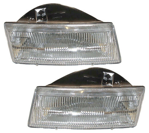 New Replacement Headlight PAIR / FOR 1991-95 CARAVAN VOYAGER & TOWN & COUNTRY