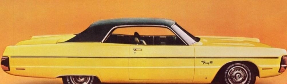 1969-1971 Plymouth Fury Sport Fury VIP FAST TOP/FORMAL Roof Vinyl Top/Mopar