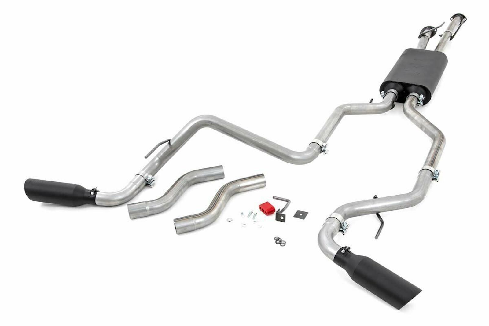 Rough Country Performance Dual Cat-Back Exhaust System for 09-21 Toyota Tundra