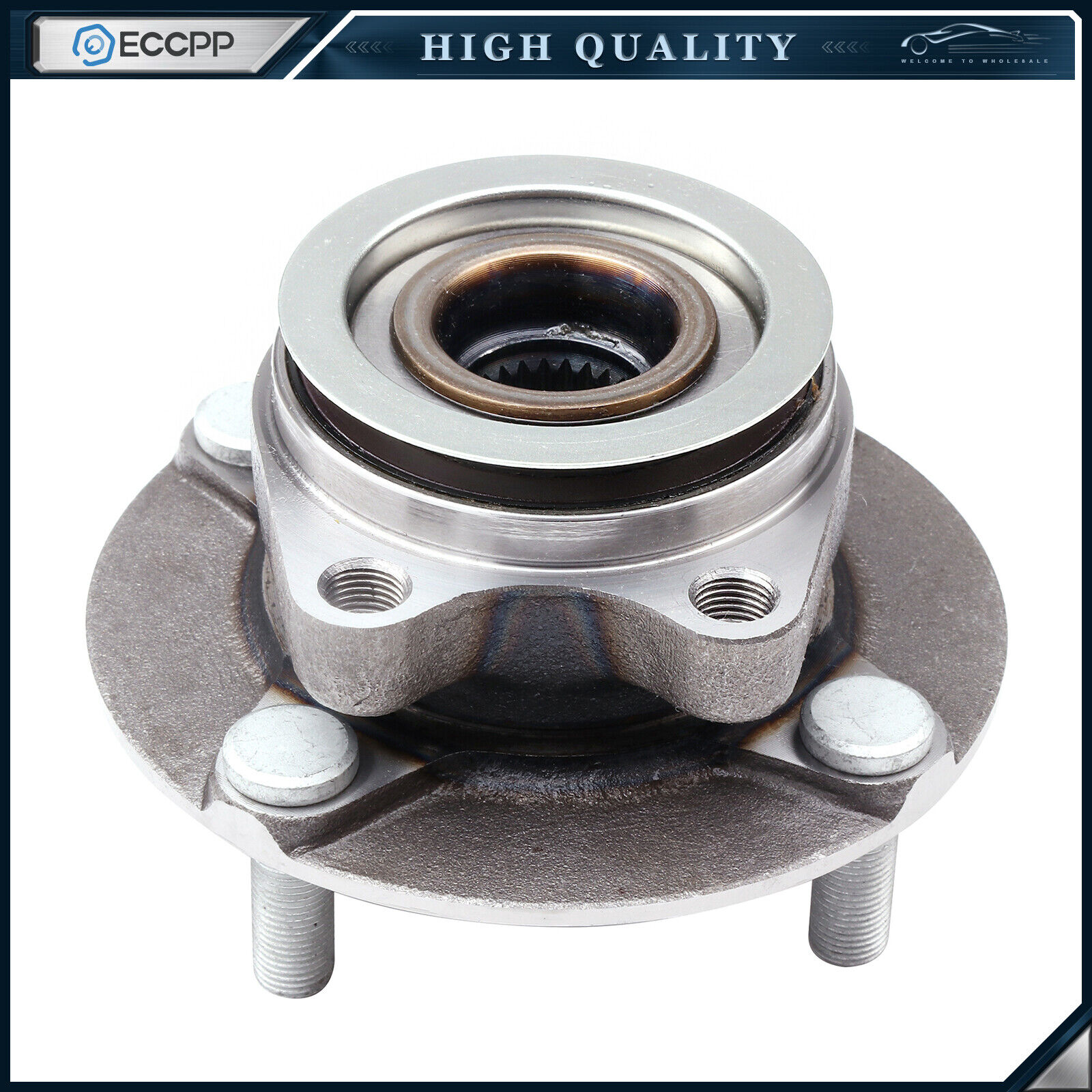 1Pc Wheel Hub Bearing Assembly Front FWD For Nissan Cube 2009 2010-2014 W/ ABS