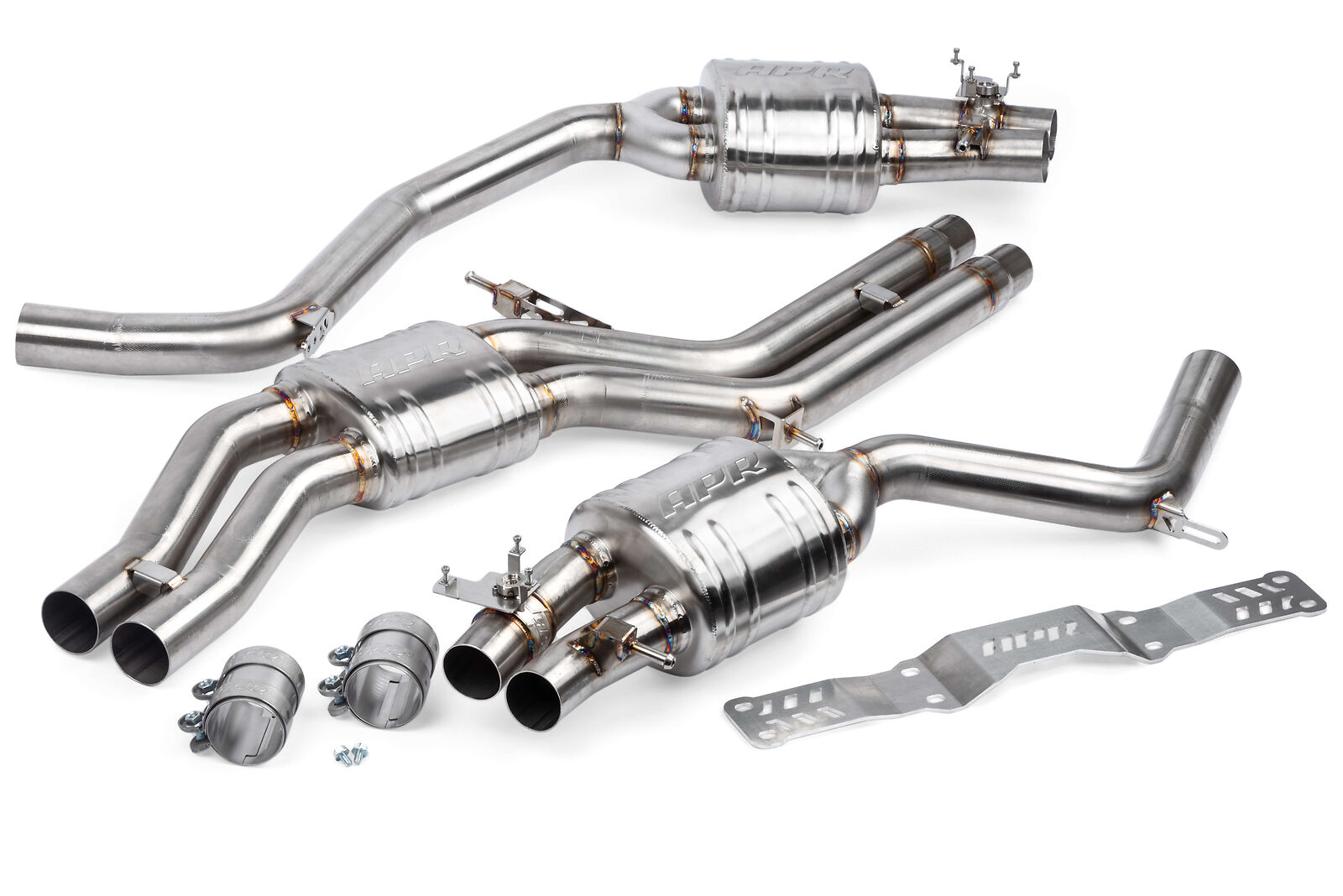 APR CBK0015 Exhaust System with Center Muffler - 4.0 TFSI - C7 RS6 and RS7