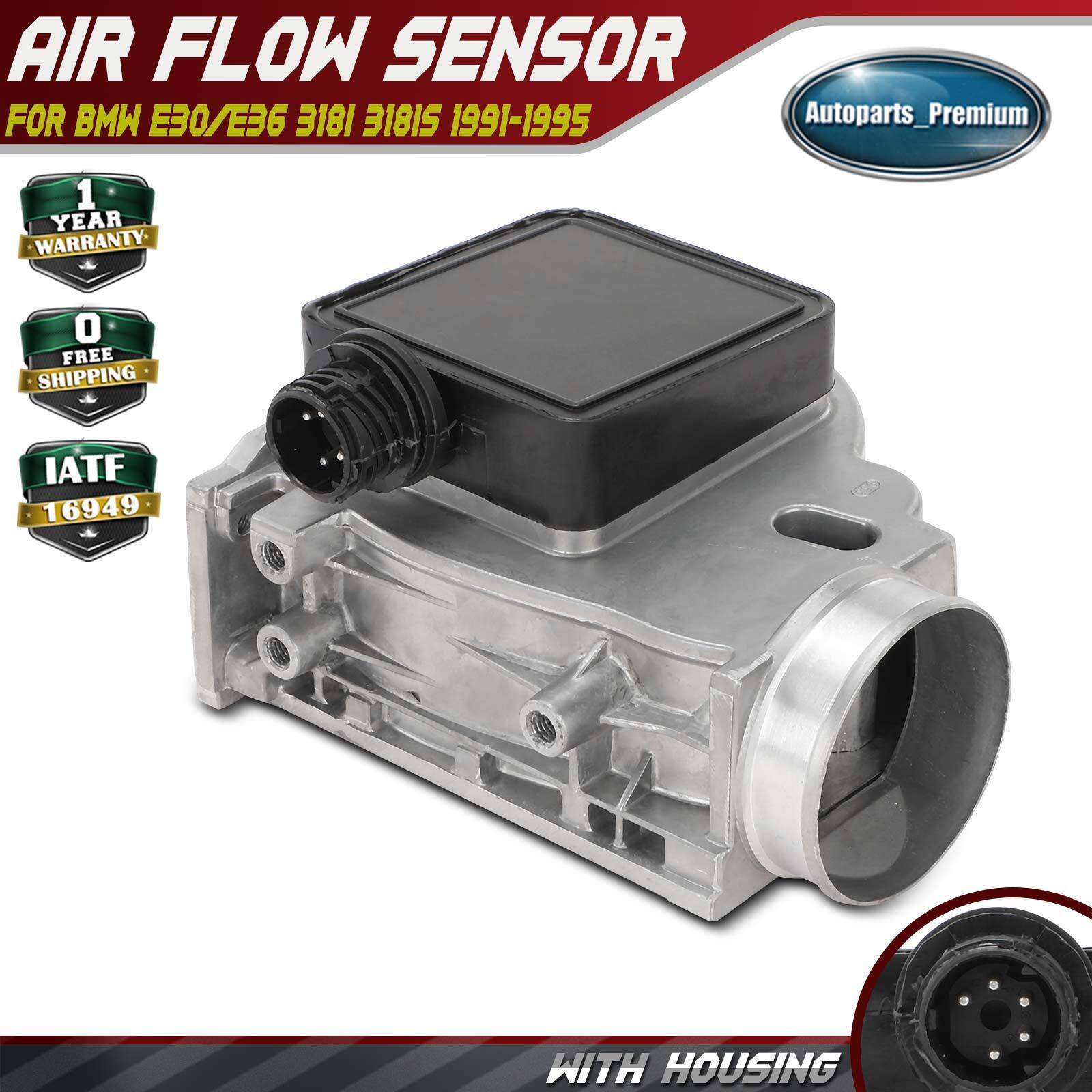 Mass Air Flow Sensor w/ Housing for BMW E30/E36 318i 318is 1991-1995 E36 318ti