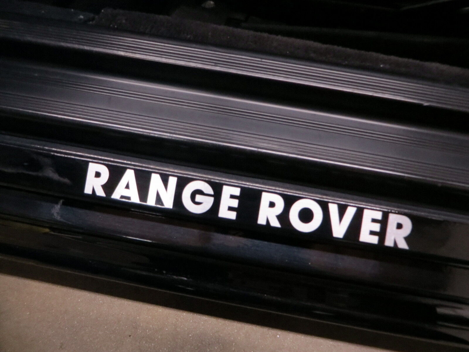 (2pcs) RANGE ROVER doorstep badge decal LAND ROVER