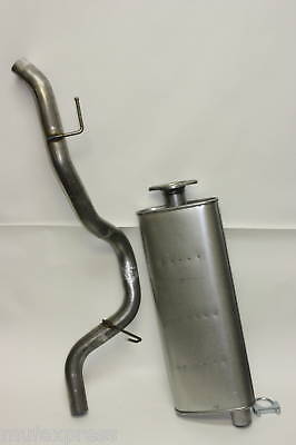 2002 2003 2004 2005 Jeep Liberty muffler and tailpipe 3.7L 6cyl catback exhaust
