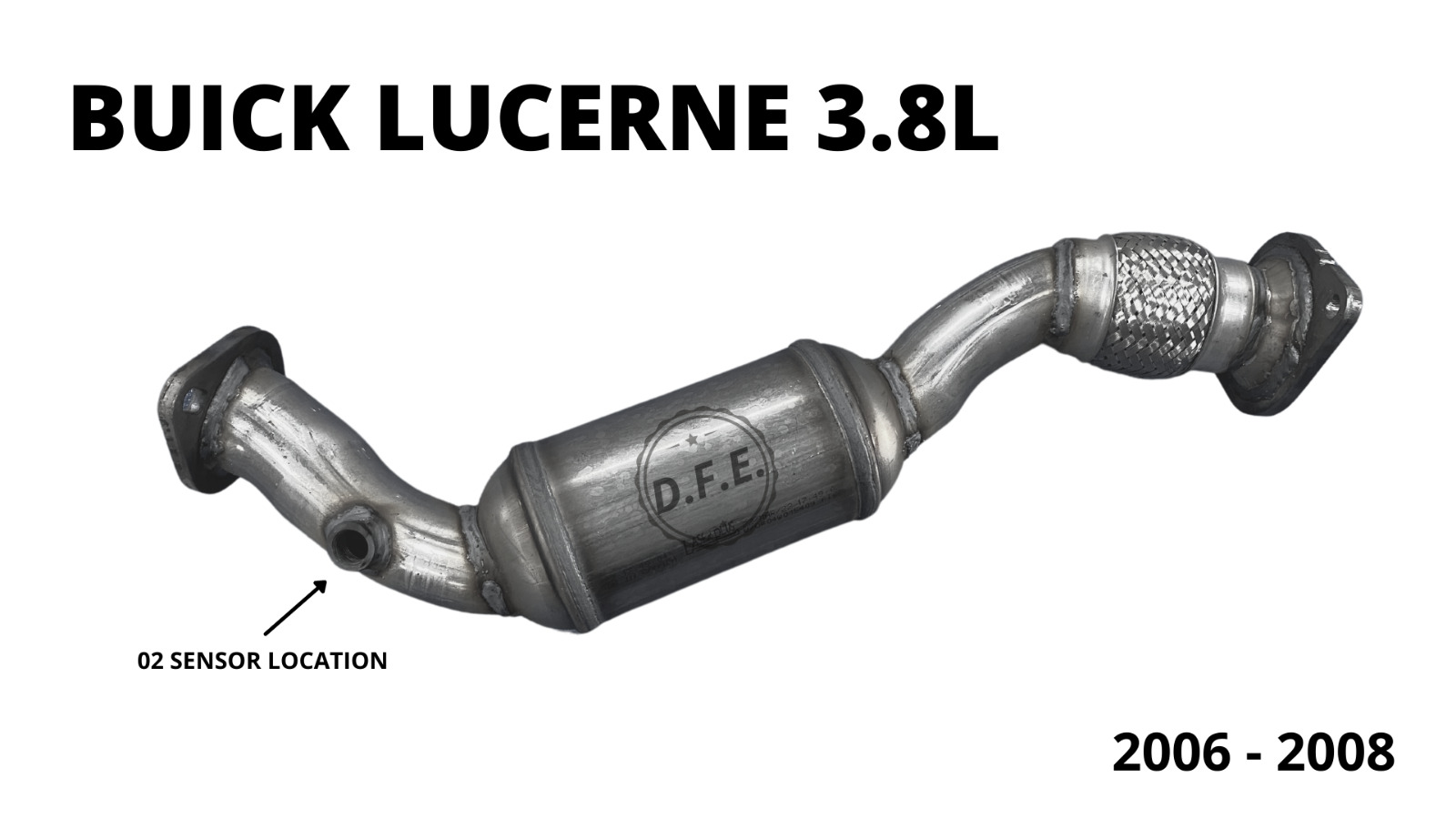 2006-2008 BUICK Lucerne CX 3.8L Catalytic Converter Direct fit