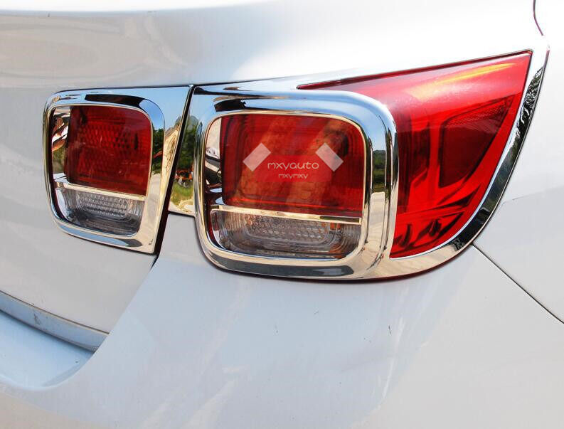 Chrome Rear Light Trim For Chevy Malibu 2013-2014