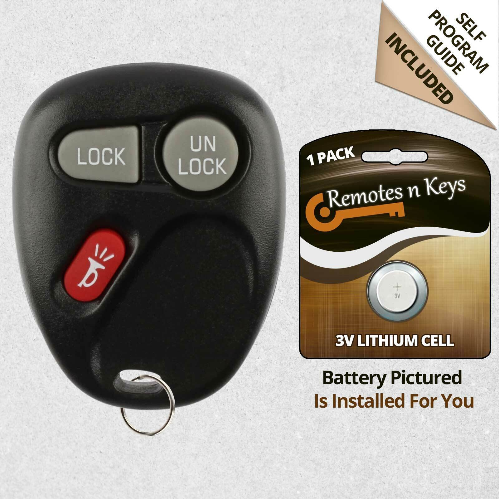 Car Transmitter Alarm Remote Key Fob Control for 2001 2002 Chevrolet Tahoe 968