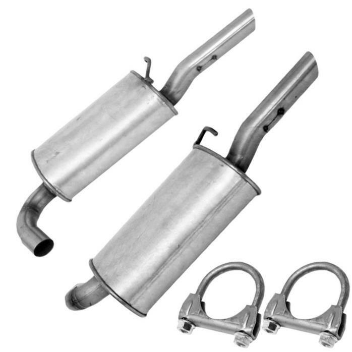 Pair of Exhaust Muffler fits: 2010-2012 Ford Fusion 3.0L