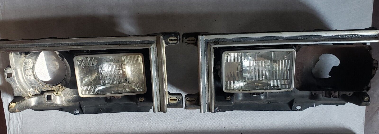 1977 - 1978 Chevrolet Caprice Left  And Right Headlight Backing Panel Housing