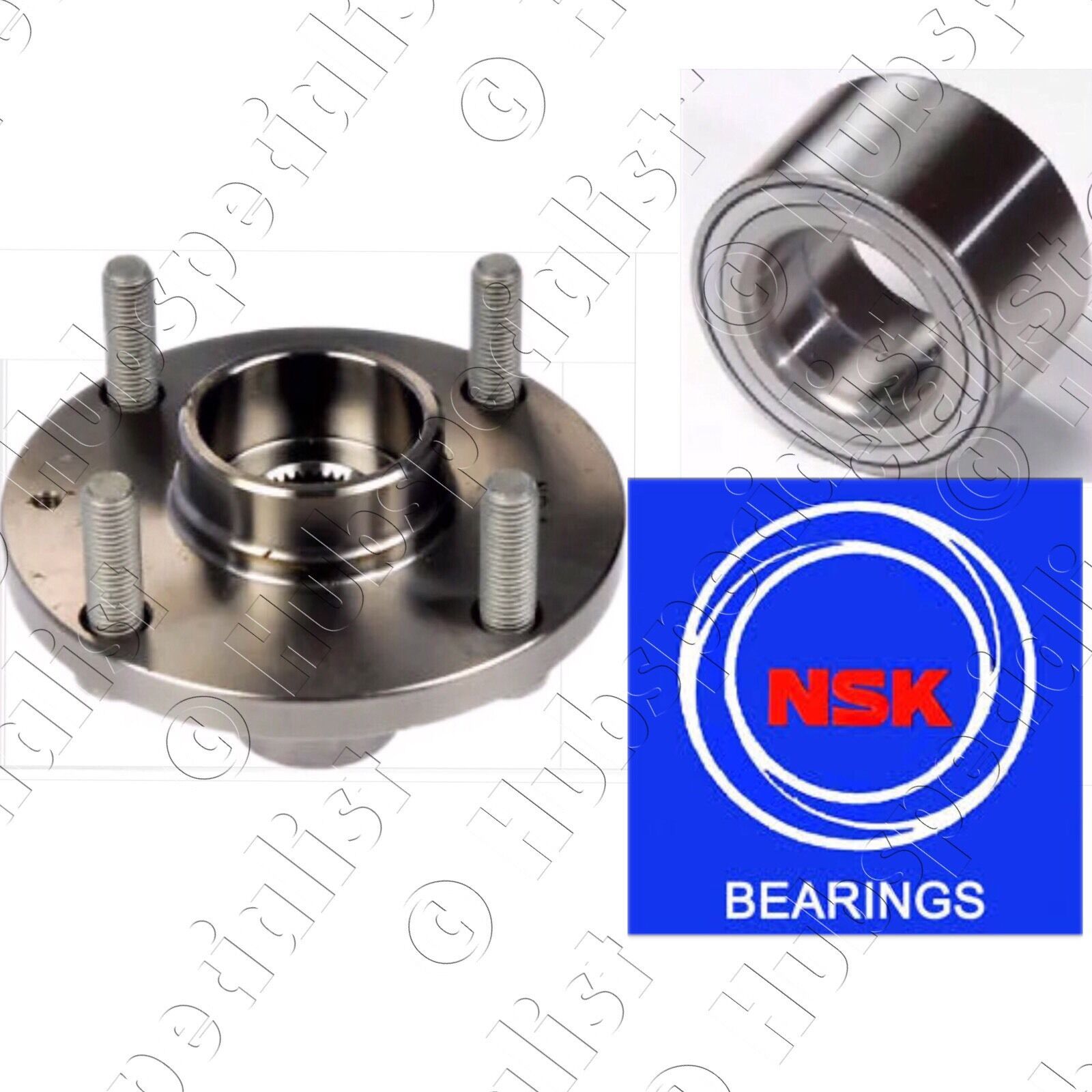 FRONT WHEEL HUB & NSK BEARING FOR NISSAN 200SX SENTRA  EACH FAST SHIPPING