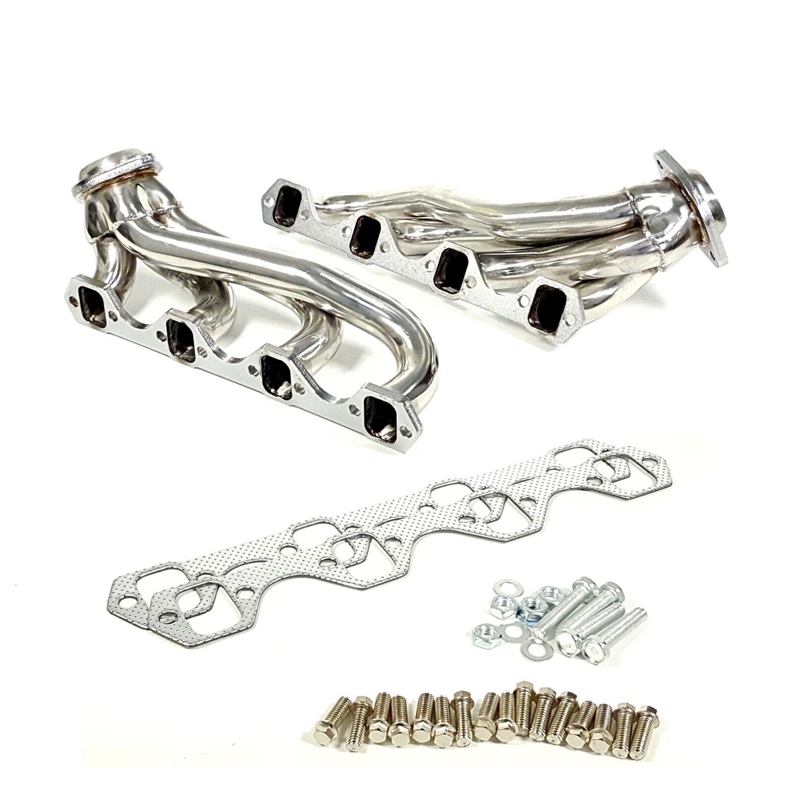 Exhaust Header GT40P Heads FOR 1986-93 Ford Mustangs 5.0 L V8 302 ci Stainless