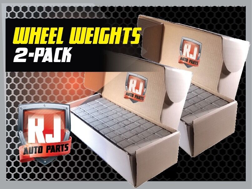 2- BOXES OF WHEEL WEIGHTS-1/4 OZ STICK-ON ADHESIVE TAPE (14 LBS) 924 PCS