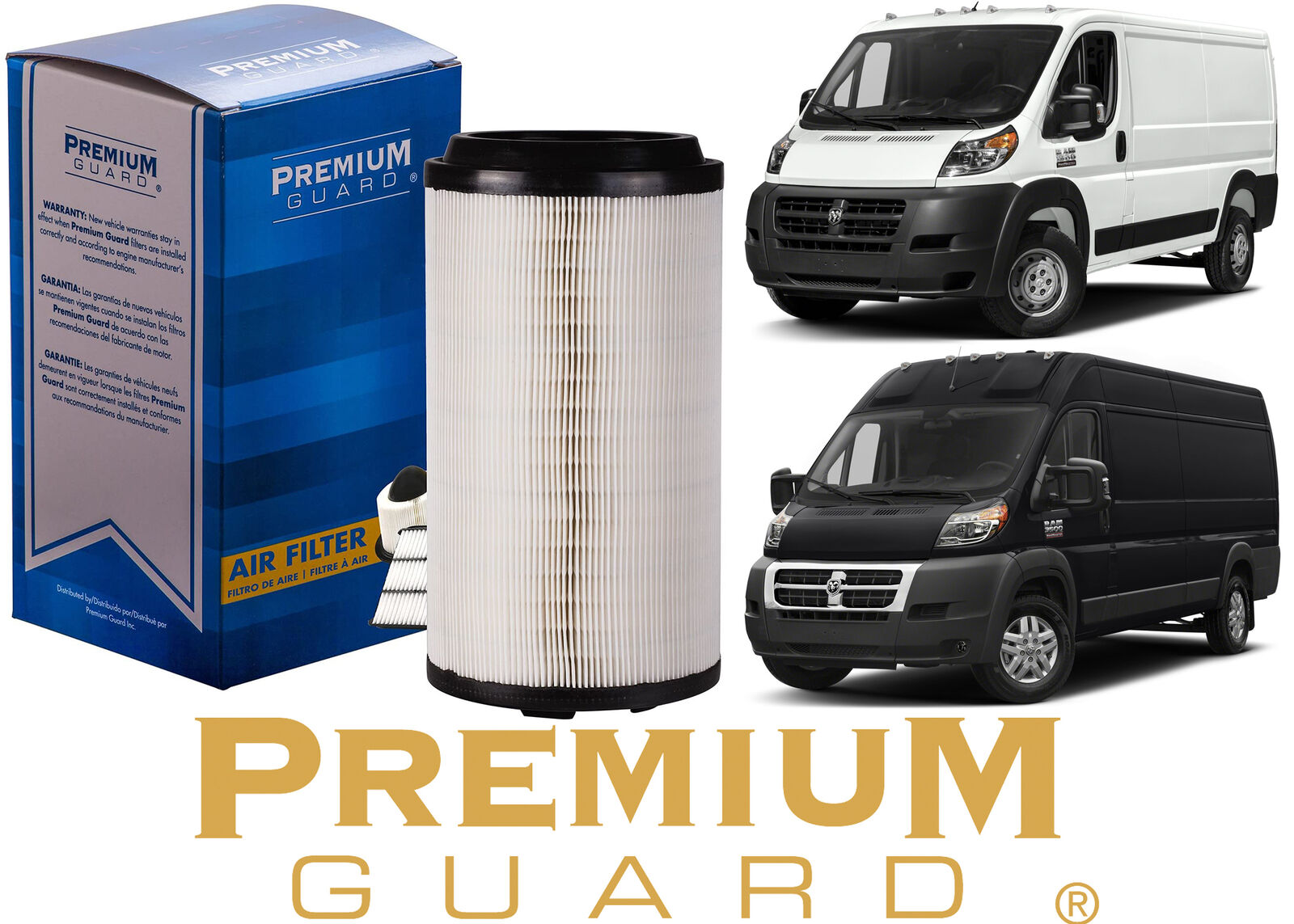 Premium Guard Air Filter PA99079 For 2014-2020 Ram ProMaster 1500 2500 3500 New