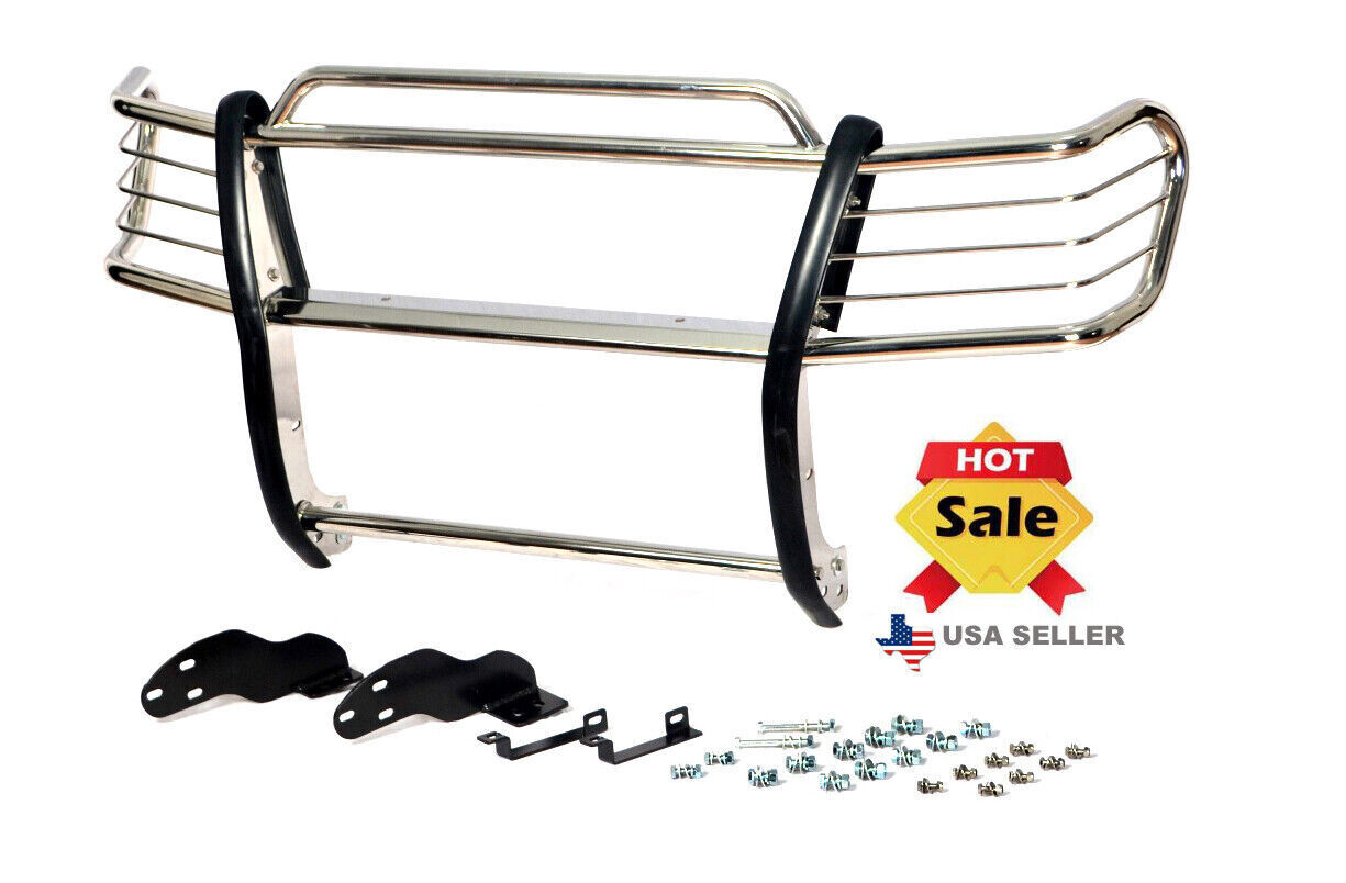 Fits 98-04 Toyota Tacoma | Pre-Runner Grill Brush Guard Chrome Stainless Steel