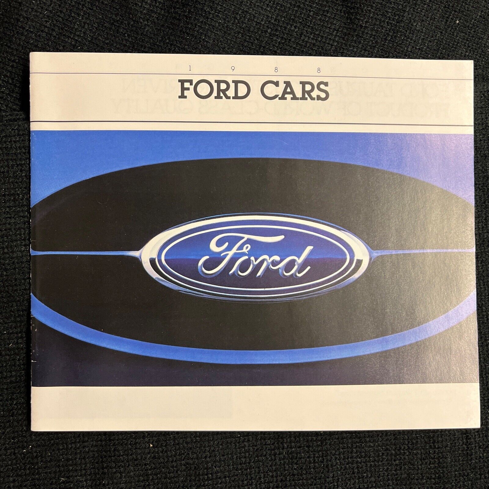 1988 FORD CATALOG 20 Pages FULL LINE FOX BODY MUSTANG THUNDERBIRD Automotive