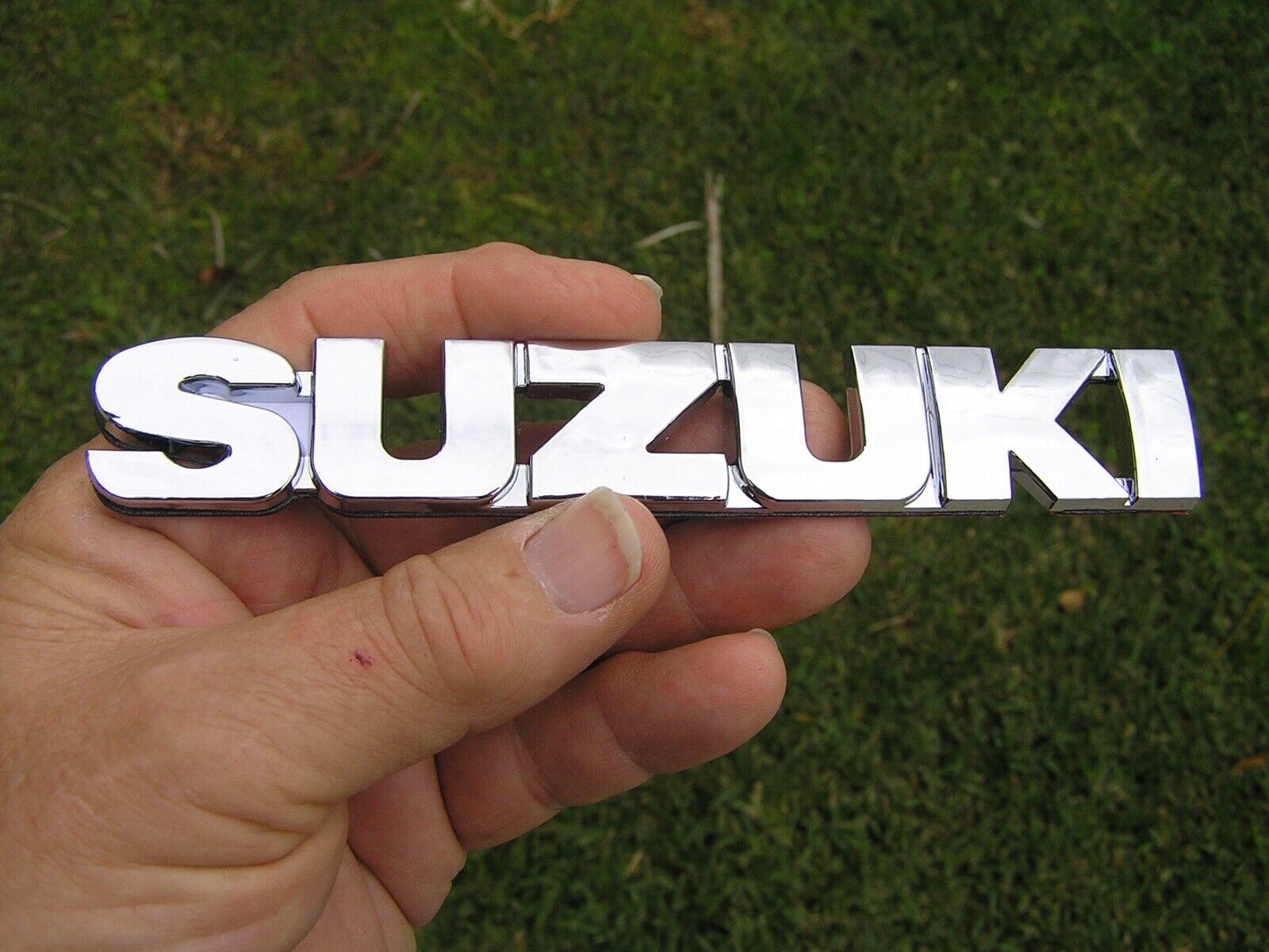 SUZUKI SCRIPT BADGE Emblem 155mm *NEW* Swift etc