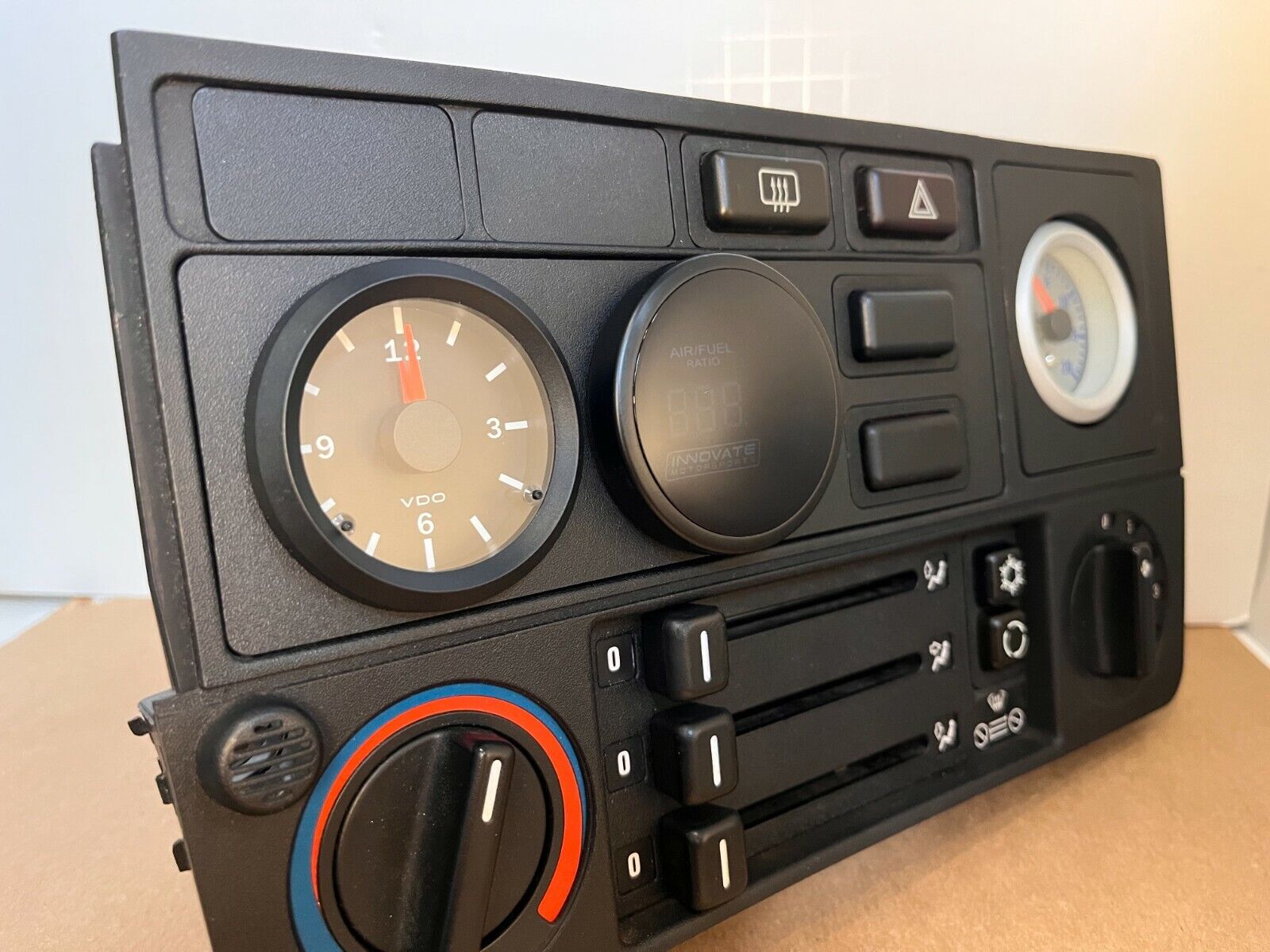 BMW E30 52mm Gauge Mount Radio Delete Panel Plate ______ 325is 325i 325ic 325ix 