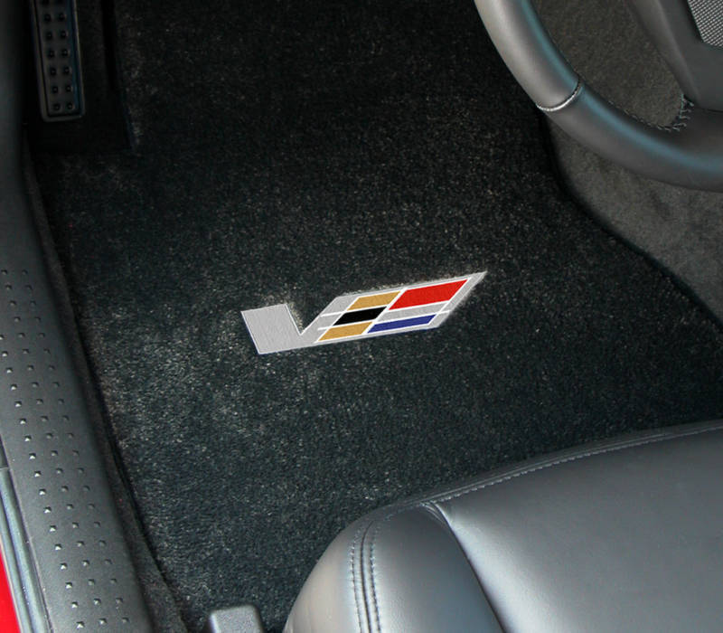 LLOYD Velourtex™ FLOOR MAT SET with V Logos front mats 2006-2009 Cadillac STS-V